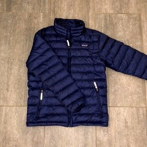 (Boys 14) Patagonia puff jacket navy